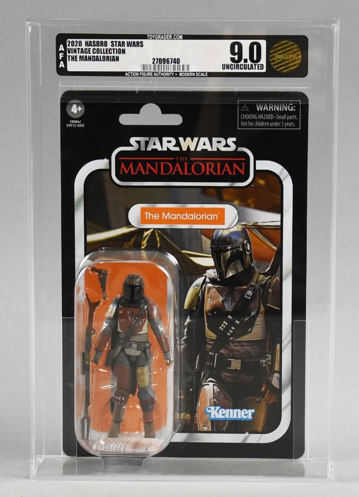 2020 Kenner Mandalorian AFA Graded-9.0 Uncirculated: 2020 Kenner Mandalorian AFA Graded Card-9.0 Uncirculated. From the home of a Star Wars super fan!