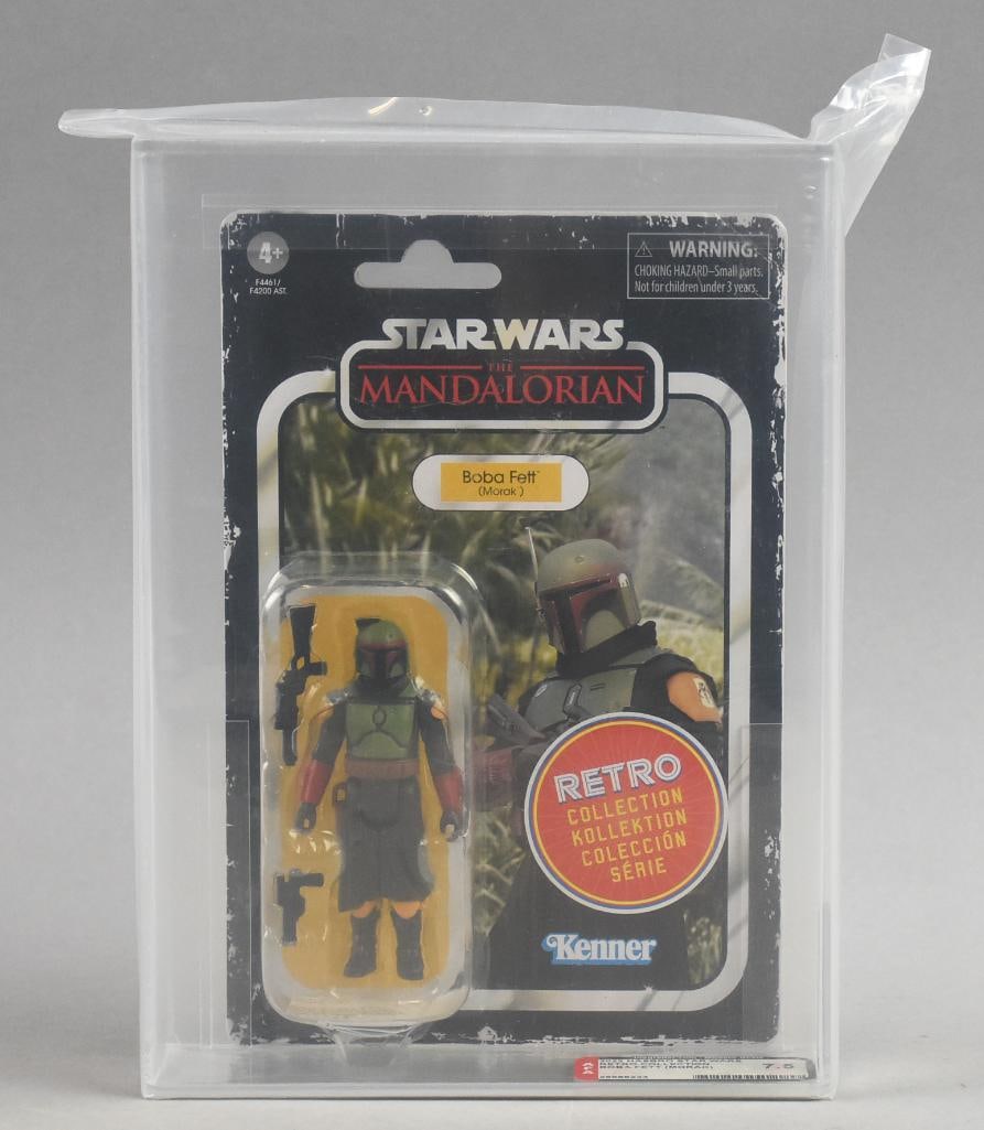 2022 Star Wars Boba Fett Figure Graded by AFA-7.5: 2022 Kenner Boba Fett Figure Graded by AFA-7.5. From the home of a Star Wars super fan!
