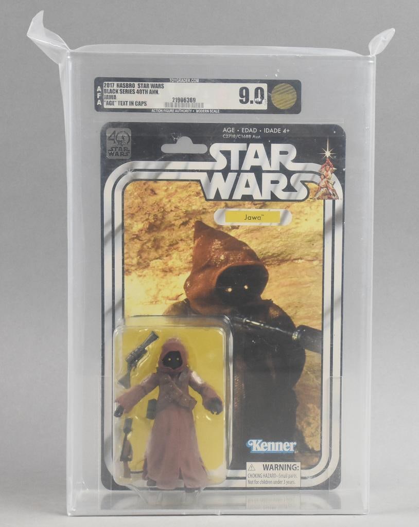 2017 Star Warsv Jawa AFA Graded Figure-9.0: 2017 Hasbro Jawa AFA Graded Figure-9.0. From the home of a Star Wars super fan!