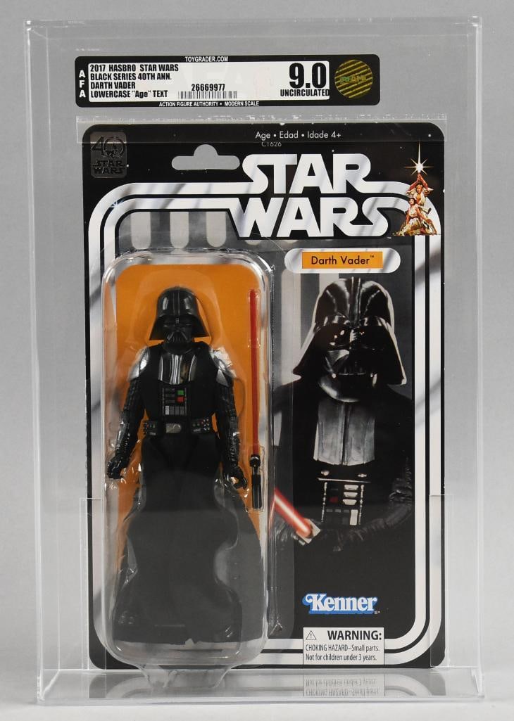 2017 Star Wars Darth Vader AFA Graded Figure-9.0 Uncirculated: 2017 Kenner Darth Vader AFA Graded Figure-9.0 Uncirculated. From the home of a Star Wars super fan!