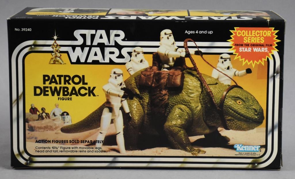 1983 Kenner Star Wars Patrol Dewback-Sealed-MIB-NOS: 1983 Kenner Star Wars Patrol Dewback-Sealed-MIB-NOS. Single owner collection from the largest toy collector on the West Coast.
