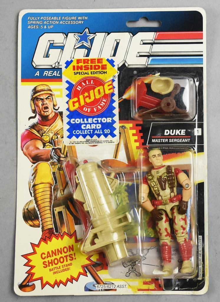 1991 Hasbro GI Joe Duke Action Figure 15 Back-MOC-NOS: 1991 Hasbro GI Joe Duke Action Figure 15 Back-MOC-NOS. Single owner collection from the largest toy collector on the West Coast.