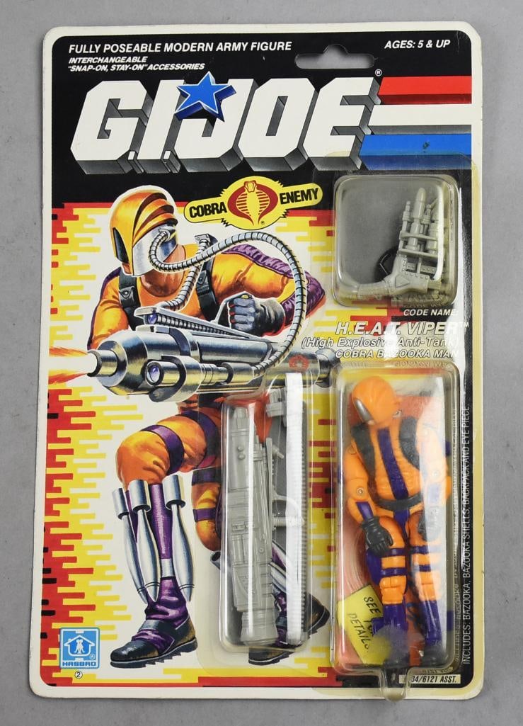 1988 Hasbro GI Joe HEAT Viper Action Figure 34 Back-MOC-NOS: 1988 Hasbro GI Joe HEAT Viper Action Figure 34 Back-MOC-NOS, Single owner collection from the largest toy collector on the West Coast.
