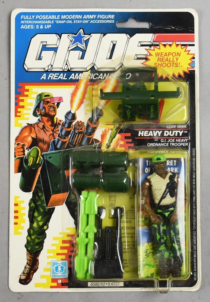 1990 Hasbro GI Joe Heavy Duty Action Figure 22 Back-MOC-NOS: 1990 Hasbro GI Joe Heavy Duty Action Figure 22 Back-MOC-NOS. Single owner collection from the largest toy collector on the West Coast.