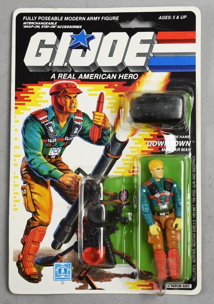1989 Hasbro GI Joe Downtown Action Figure 34 Back-MOC-NOS: 1989 Hasbro GI Joe Downtown Action Figure 34 Back-MOC-NOS. Single owner collection from the largest toy collector on the West Coast.