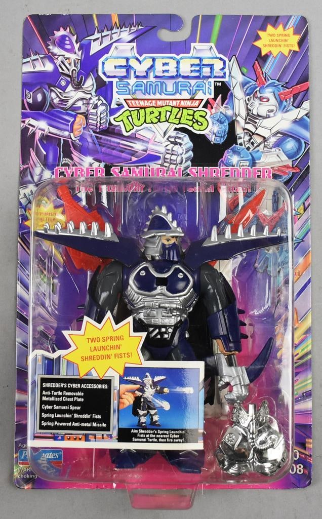 1994 Playmates TMNT Cyber Samurai-MOC-NOS: 1994 Playmates TMNT Teenage Age Mutant Ninja Turtle Cyber Samurai-MOC-NOS. Single owner collection from the largest toy collector on the West Coast.