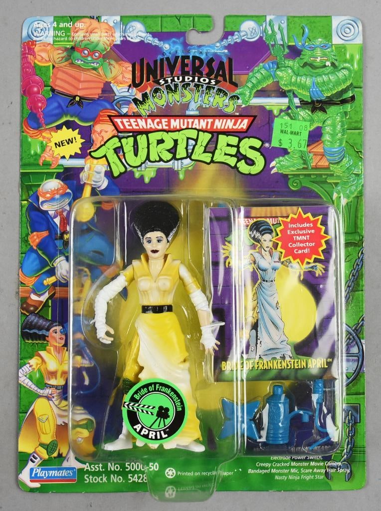 1994 Playmates TMNT Bride of Frankenstein April-MOC-NOS: 1994 Playmates TMNT Teenage Age Mutant Ninja Turtle Bride of Frankenstein April-MOC-NOS. Single owner collection from the largest toy collector on the West Coast. Great piece from an amazing collectio