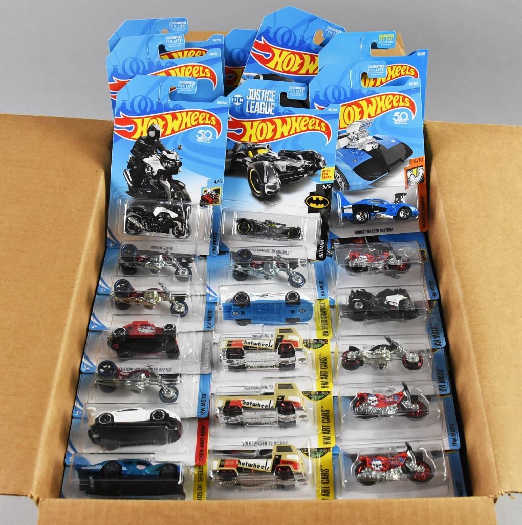 (178) 2016-18 Mattel Hot Wheels Assorted - MOC - NOS: Lot is 178 2016-18 Mattel Hot Wheels Assorted - MOC - NOS. Single owner collection from the largest toy collector on the West Coast.