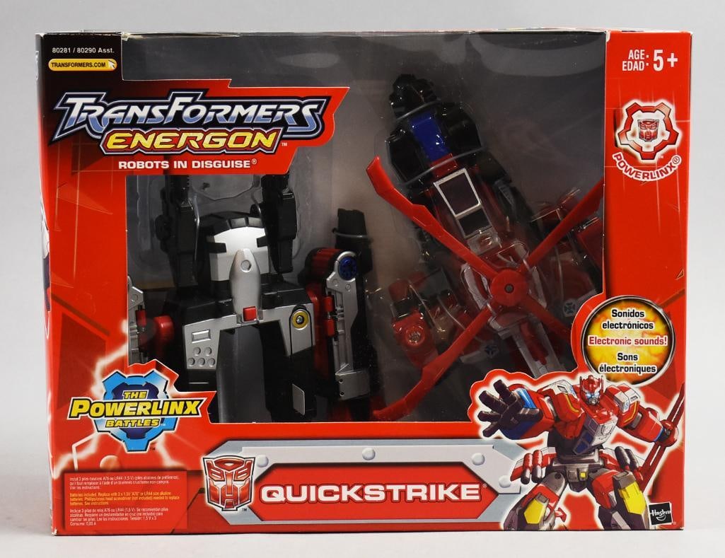 2004 Hasbro Transformers Quick Strike-MIB-NOS: 2004 Hasbro Transformers Quick Strike-MIB-NOS. Single owner collection from the largest toy collector on the West Coast.