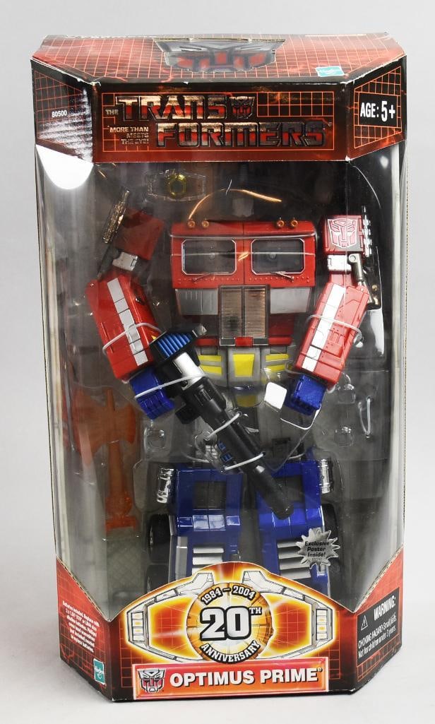 2003 Hasbro Transformers Optimus Prime-MIB-NOS: 2003 Hasbro Transformers Optimus Prime-MIB-NOS. Single owner collection from the largest toy collector on the West Coast.