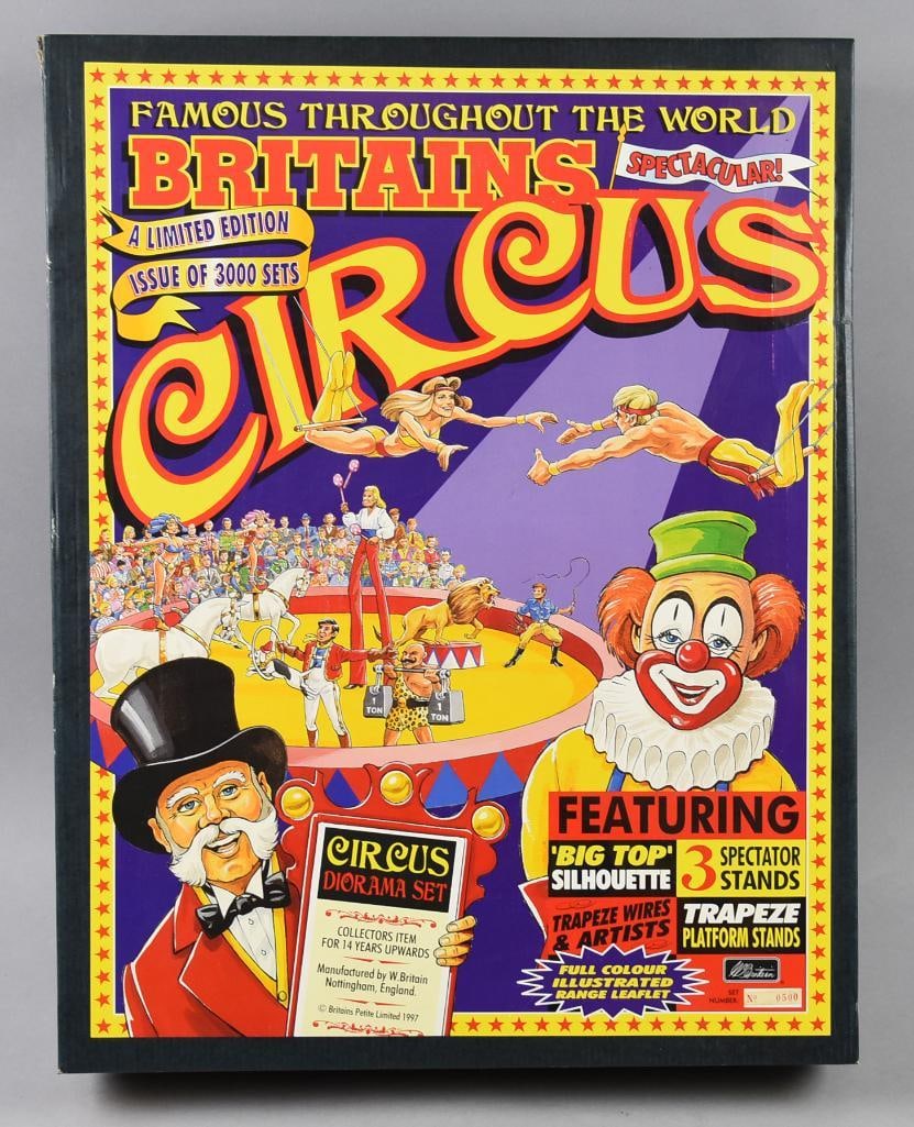 Limited Edition Britain's Spectacular Circus Diorama-MIB: Limited Edition Britain's Spectacular Circus Diorama-MIB. Numbered 500/3000. From the home of a Pop Culture toy collector.