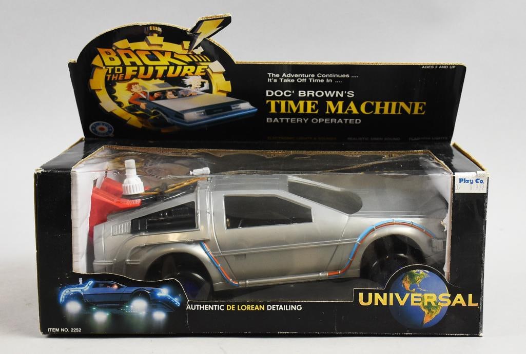 1992 Placo Toys Back to the Future Doc's Time Machine-MIB: 1992 Placo Toys Back to the Future Doc's Time Machine-MIB. Single owner collection from the largest toy collector on the West Coast.