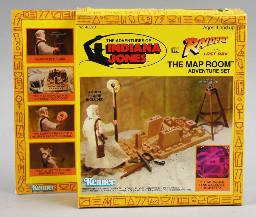 1982 Kenner Indiana Jones Raiders Map Room Play Set-MIB-NOS: 1982 Kenner Indiana Jones Raiders Map Room Play Set-MIB-NOS. Single owner collection from the largest toy collector on the West Coast.