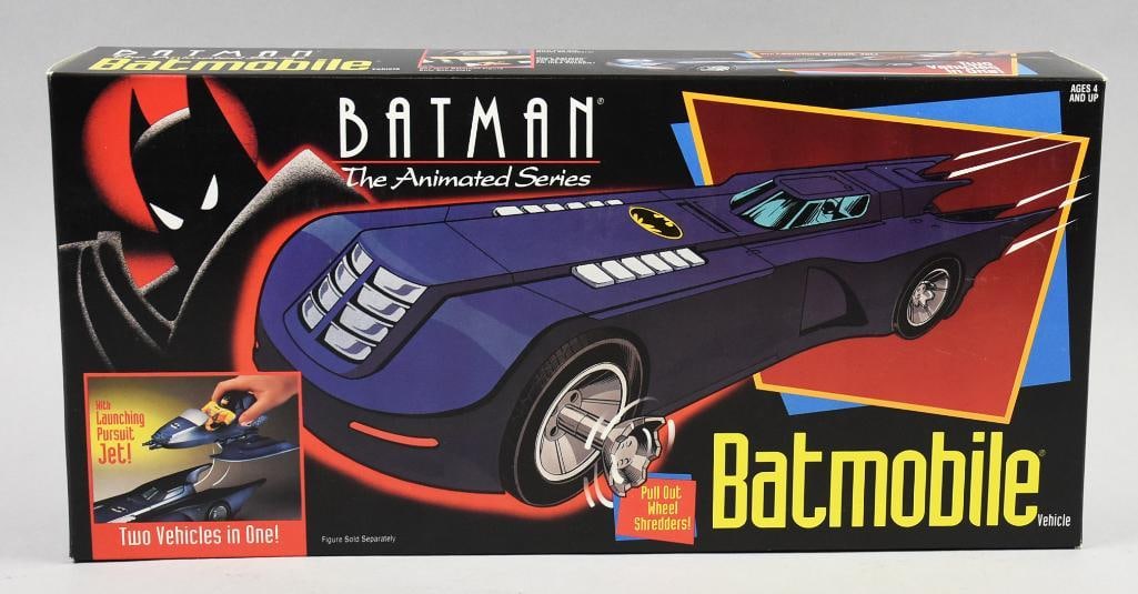 1992 Kenner Batman Animated Series Batmobile - MIB - NOS: 1992 Kenner Batman Animated Series Batmobile - MIB - NOS. Single owner collection from the largest toy collector on the West Coast.