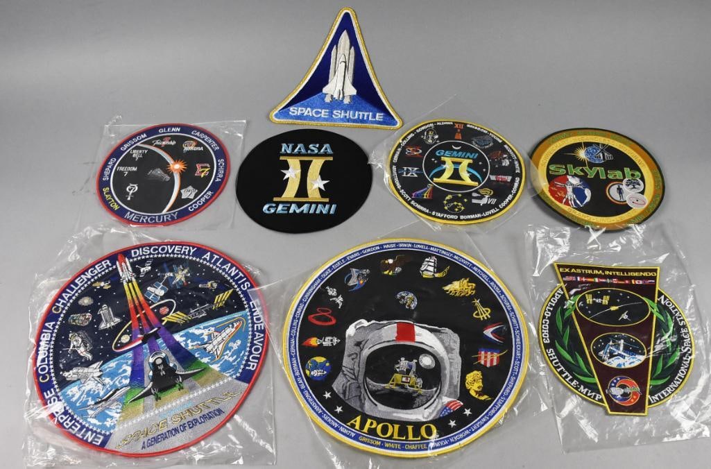 Assorted NASA Space Shuttle Mission Patches: Assorted NASA Space Shuttle Mission Patches. Includes Apollo, Gemini, Skylab and more. Single owner collection inspired by the 1969 Moon Landing.