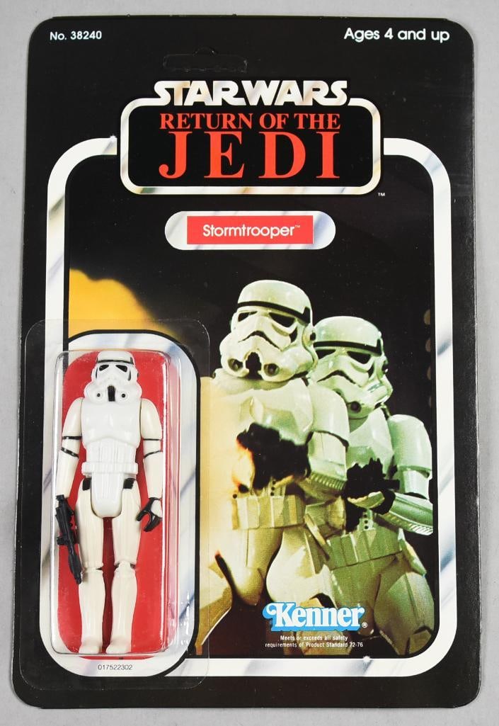 1983 Kenner Star Wars Stormtrooper ROTJ 65A B-Unpunched-NOS: 1983 Kenner Star Wars Stormtrooper Return Of The Jedi 65A B-Unpunched-NOS. Single owner collection from the largest toy collector on the West Coast.
