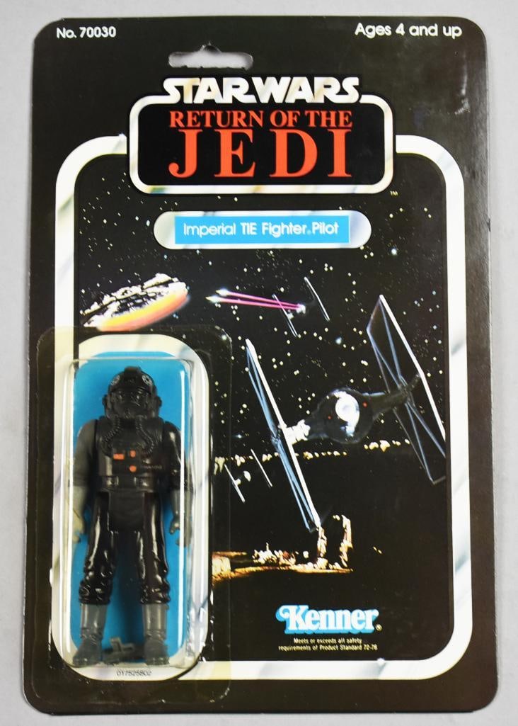 1983 Kenner Star Wars Imperial TIE Figher Pilot ROTJ 65 B-NOS: 1983 Kenner Star Wars Imperial TIE Figher Pilot Return Of The Jedi 65 B-NOS. Single owner collection from the largest toy collector on the West Coast.