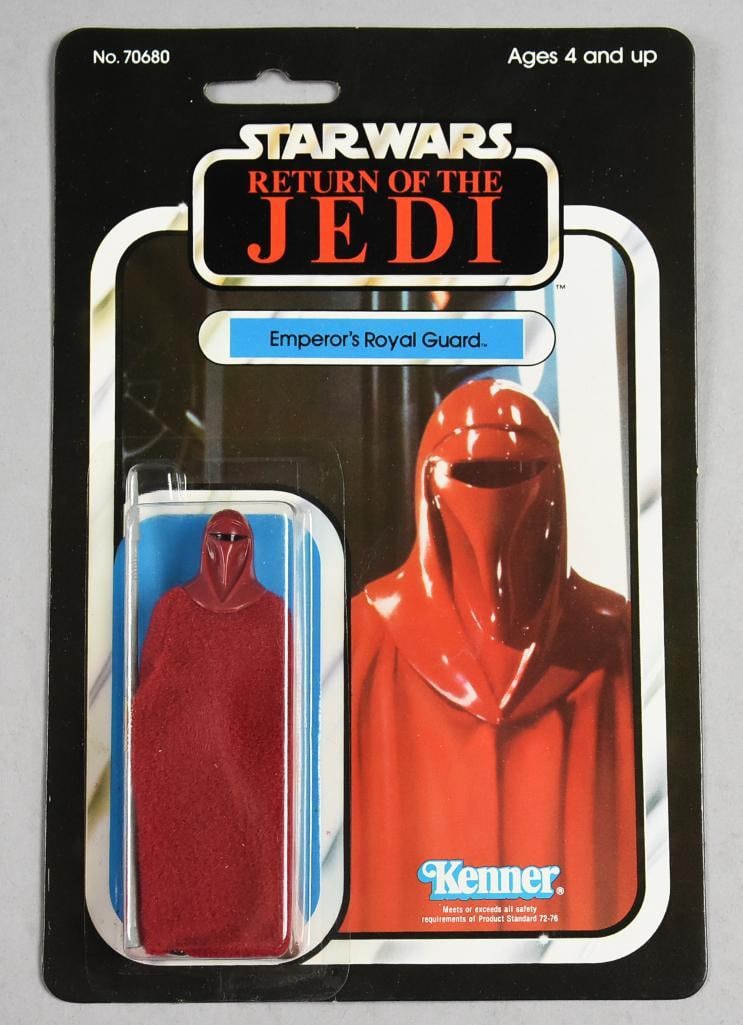 1983 Kenner Star Wars Emperor's Royal Guard ROTJ 65 B-NOS: 1983 Kenner Star Wars Emperor's Royal Guard Return Of The Jedi 65 B-NOS. Single owner collection from the largest toy collector on the West Coast.