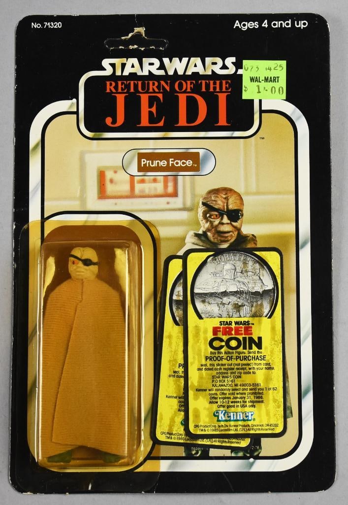 1983 Kenner Star Wars Prune Face ROTJ 77 B-Unpunched-NOS: 1983 Kenner Star Wars Prune Face Return Of The Jedi 77 B-Unpunched-NOS. From the home of an avid toy enthusiast.