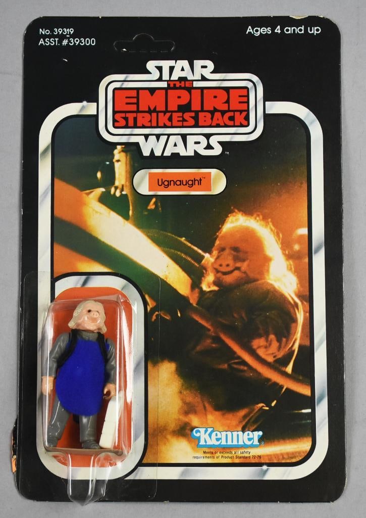 1980 Kenner Star Wars Ugnaught ESB-Unpunched-41 Back-NOS: 1980 Kenner Star Wars Ugnaught Empire Strikes Back-Unpunched-41 Back-NOS. From the home of an avid toy enthusiast.