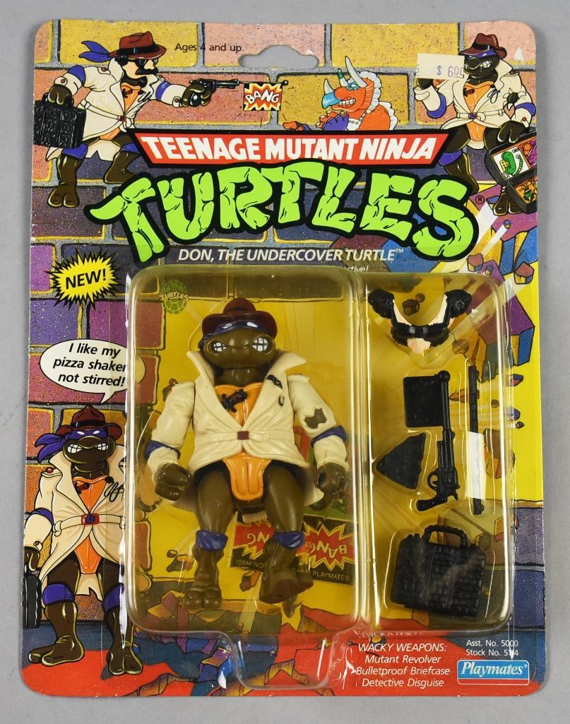1994 Playmates TMNT Undercover Leonardo-MOC-NOS: 1994 Playmates Teenage Mutant Ninja Turtles Undercover Leonardo-MOC-NOS. Single owner collection from the largest toy collector on the West Coast.
