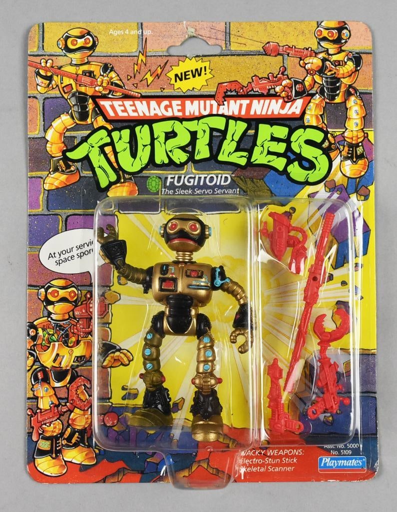 1990 Playmates TMNT Fugitoid - MOC-NOS: 1990 Playmates Teenage Mutant Ninja Turtles Fugitoid - MOC-NOS. Single owner collection from the largest toy collector on the West Coast.