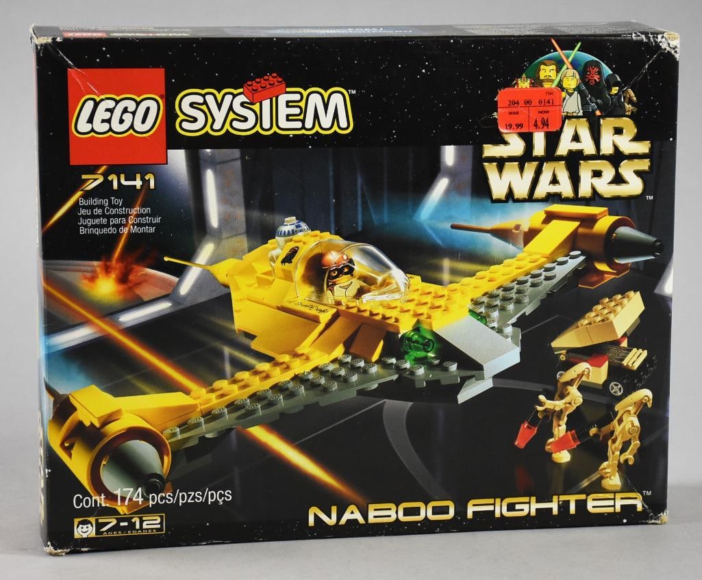 1999 Lego Star Wars Naboo Fighter-Factory Sealed-NOS: 1999 Lego Star Wars Naboo Fighter-Factory Sealed-NOS. Single owner collection from the largest toy collector on the West Coast.