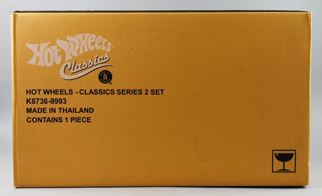 LE Hot Wheels Classics Series 2 Set K8736-9993-Factory Sealed: LE Hot Wheels Classics Series 2 Set K8736-9993-Factory Sealed Box. Limited to 1000 sets. Single owner collection from the largest toy collector on the West Coast.