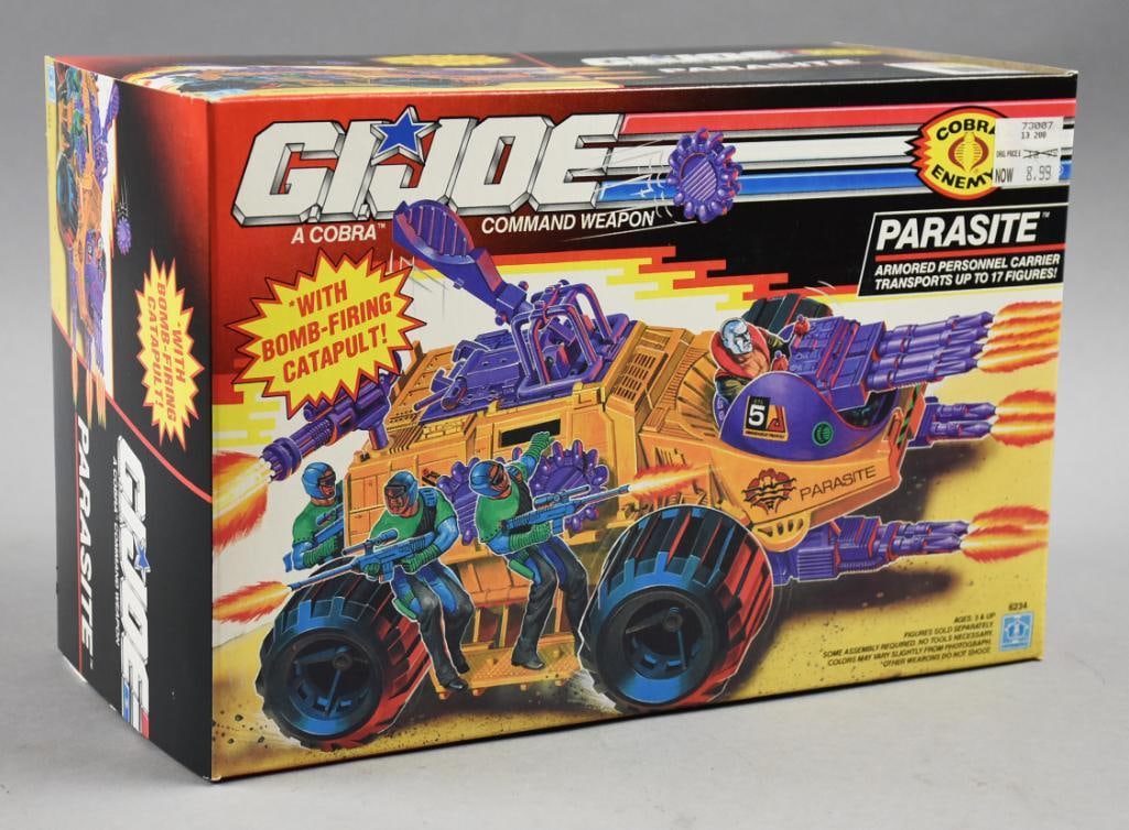 1991 Hasbro GI Joe Parasite Personnel Carrier-Mint-NOS: 1991 Hasbro GI Joe Parasite Armored Personnel Carrier-Mint-NOS. Single owner collection from the largest toy collector on the West Coast.