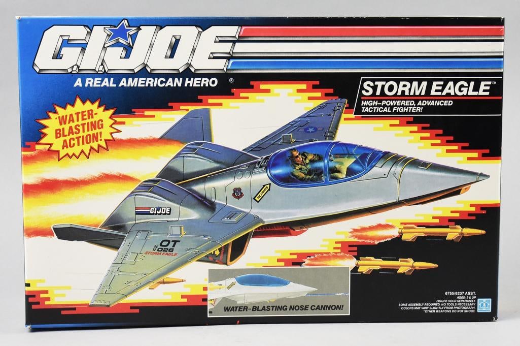 1991 Hasbro GI Joe Storm Eagle/Water Blasting-MIB-NOS: 1991 Hasbro GI Joe Storm Eagle/Water Blasting Nose Cannon-MIB-NOS. Single owner collection from the largest toy collector on the West Coast.