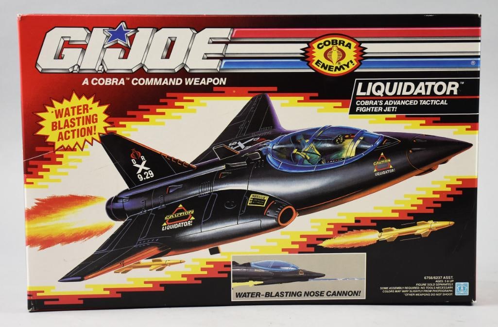 1991 Hasbro GI Joe Liquidator/Water Blasting Action-MIB-NOS: 1991 Hasbro GI Joe Liquidator/Water Blasting Action-MIB-NOS. Single owner collection from the largest toy collector on the West Coast.