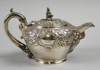 1824 Robert Gainsford Sheffield Sterling Teapot
