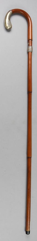 Antique Victorian Howell London Sterling Handle Cane/Walking Stick (1 of 7)