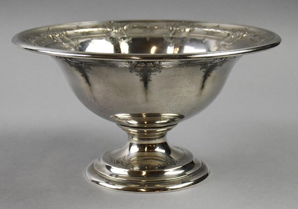 c1900 Towle Sterling Georgian Pattern Footed Centerpiece Bowl (1 of 8)