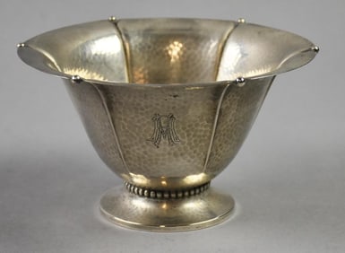 1925 Guldsmedsaktiebolaget Swedish Sterling Footed Bowl
