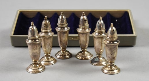 Vintage Japanese 950 Sterling Shakers-Presentation Box