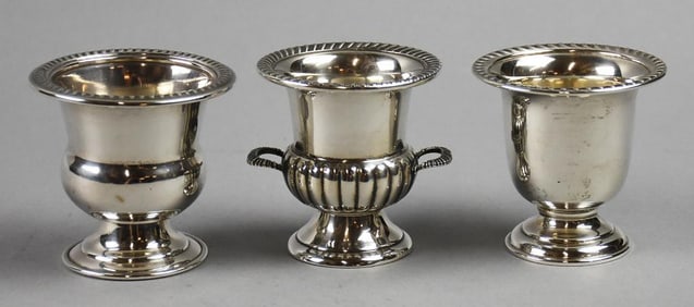 Vintage Sterling Toothpick Holders-Aetna, Hirsch & National