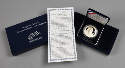 2006 Benjamin Franklin Tercentennial Proof 90% Silver