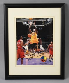 Shaquille O'Neal Signed Action Photo, Framed