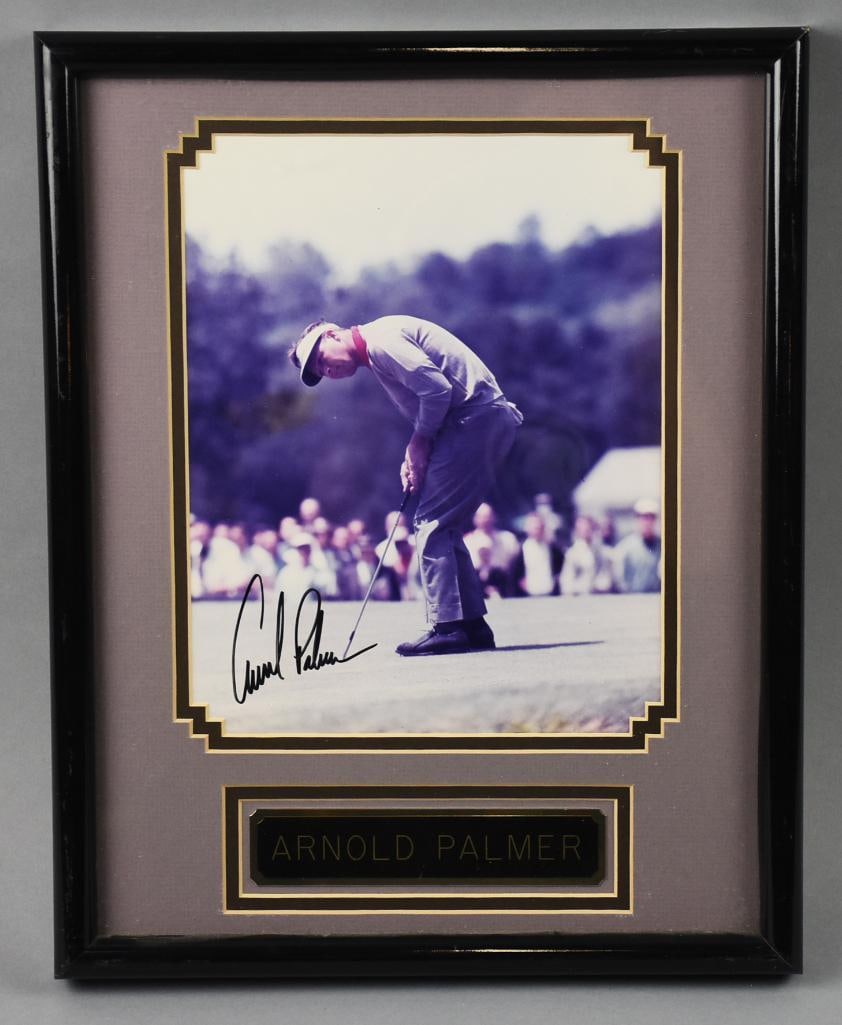 Arnold Palmer (1929-2016) Signed Photo, Framed (1 of 5)