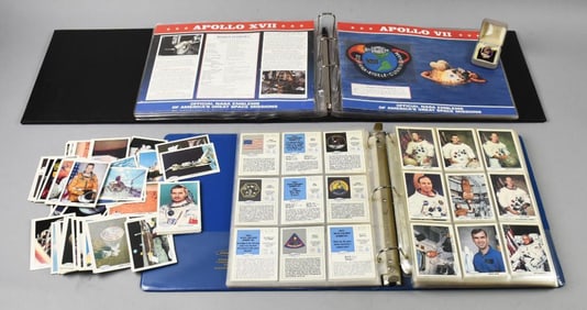 Vintage NASA Trade Cards and Official Space Mission Emblems