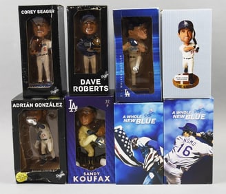 (8) LA Dodgers Bobbleheads Premiums