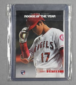 2018 Topps Shohei Ohtani Rookie of the Year, Encased