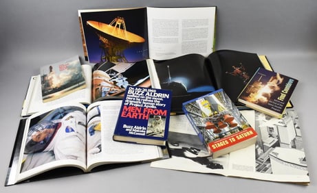 (9) Assorted NASA Space Related Books