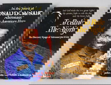 1982 Jim Irwin Signed Book, 2006 Carl McNair Signed Book-NASA