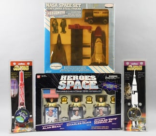 (4) 1988, 1999 Various Mfg NASA Space Toys-MIP-NOS