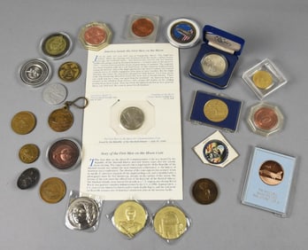 Vintage NASA Shuttle Mission Coins and Tokens
