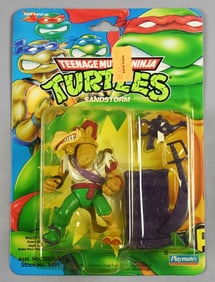 1992 Playmates TMNT Sandstorm - MOC - NOS