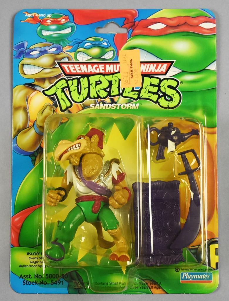 1992 Playmates TMNT Sandstorm - MOC - NOS: 1992 Playmates Teenage Mutant Ninja Turtles Sandstorm-MOC-NOS. Single owner collection from the largest toy collector on the West Coast.