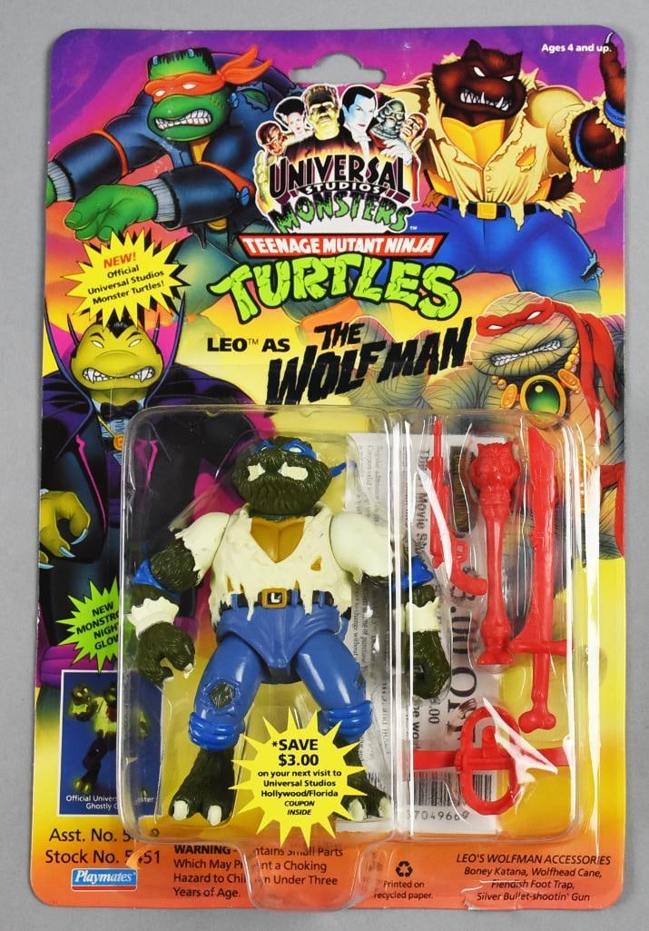 1993 Playmates TMNT Universal Monsters-Wolfman-MOC-NOS (1 of 3)